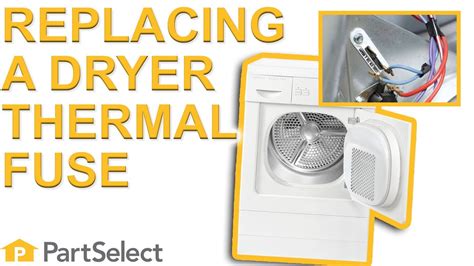 electrical fuse box for dryer|replacing thermal fuse on dryer.